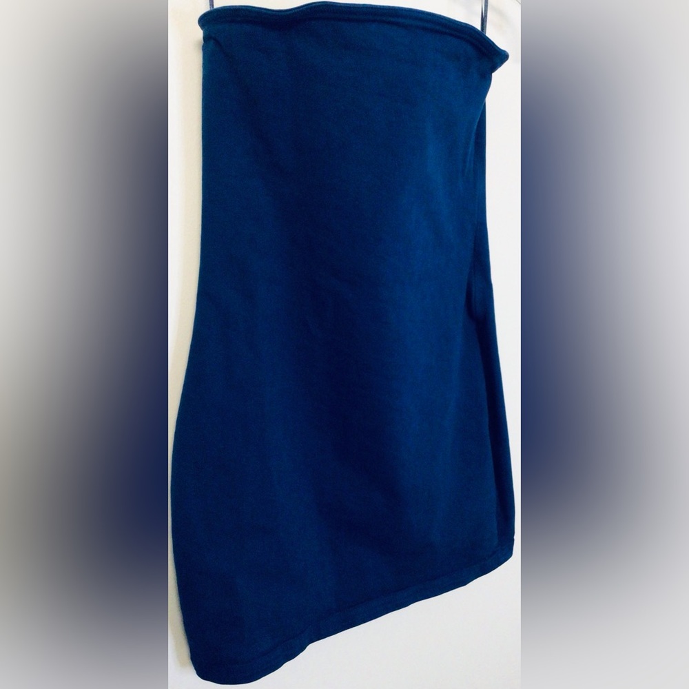 Zara Blue Strapless Dress size medium - Picture 2 of 5
